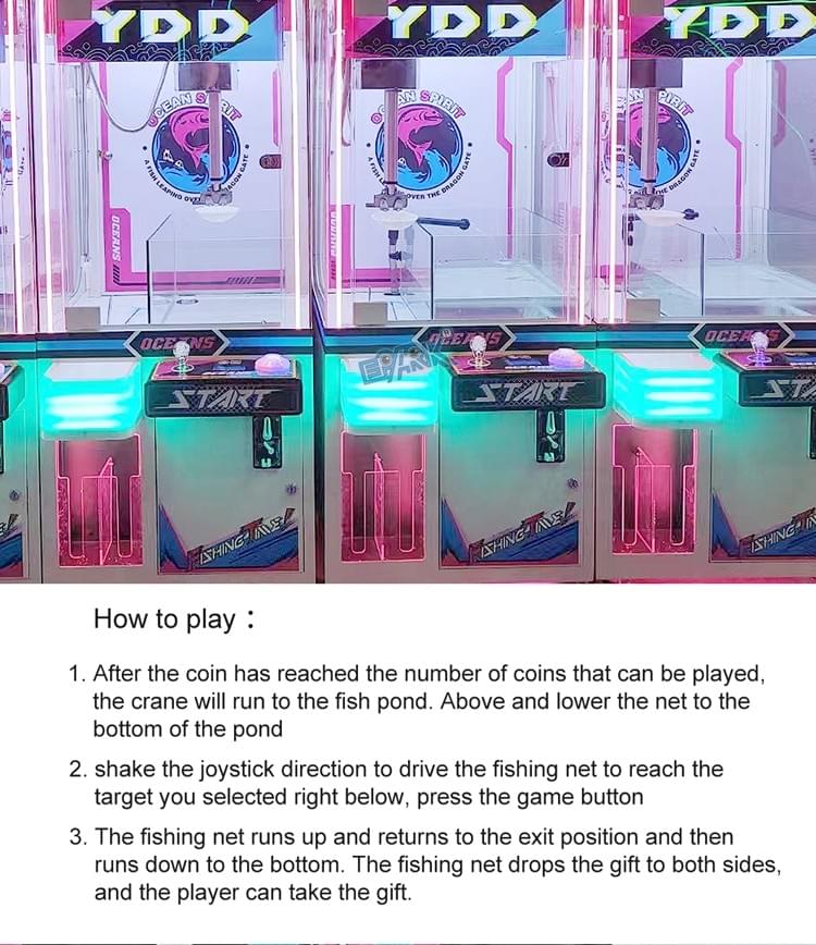 Ocean Spirit Claw Machine for Arcade Prize Game and Shopping Mall