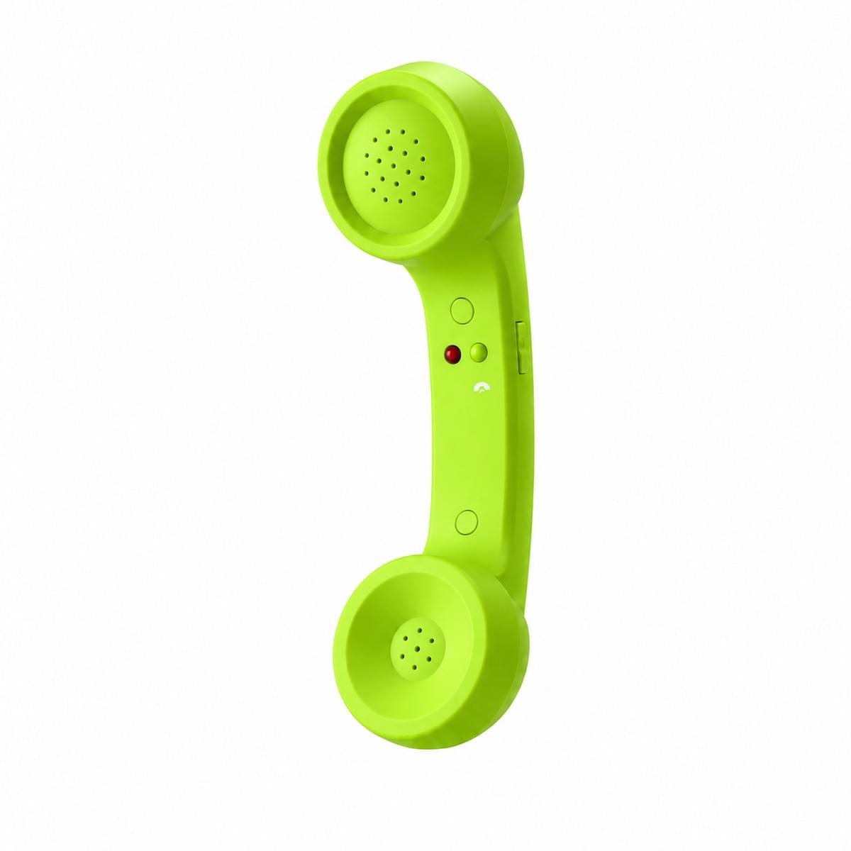 Purchasing manager reviewing custom retro phone handset colors, packaging and samples with NEW POWER TECH for OEM ODM and wholesale production.
