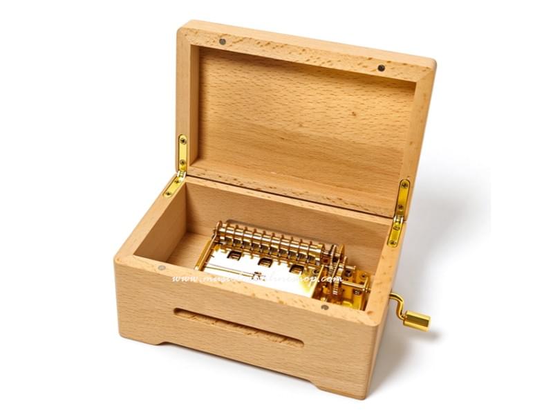 Brass Gear Paper Strip DIY Music Box Handcrank Vision