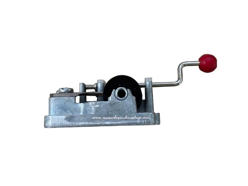 18 Note Hand-cranked Music Box Red Plastic Handle Carillon A Manovella