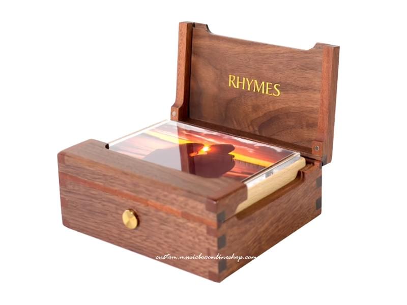 Mortise&tenon Joint Craftsmanship Music Box Custom Made Jewelry Music Box