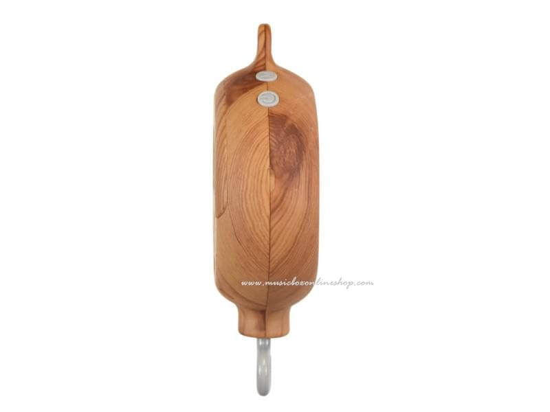 Simulated Wood Grain Music Mobile Baby Crib Decoration