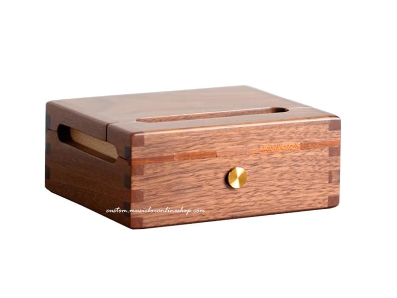 Mortise&tenon Joint Craftsmanship Music Box Custom Made Jewelry Music Box