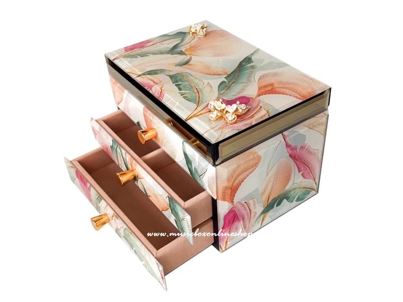 Bird of Paradise 30 Note Jewelry Music Box Valentine's Day Gift