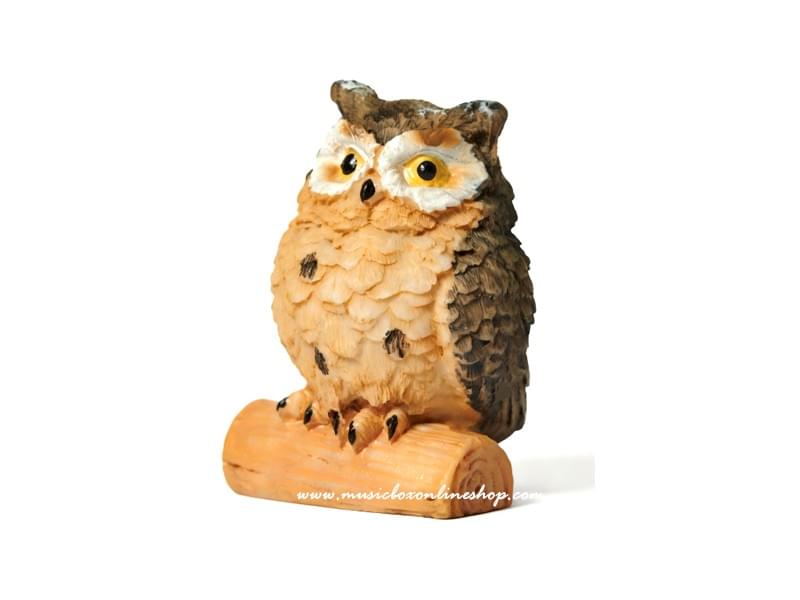 Owl Figurine Harry Potter Theme Engrarved Music Box