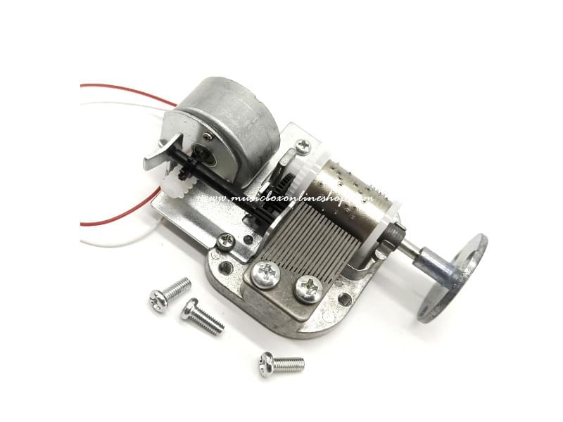 3V Sankyo Brand Battery Operated Music Box With Rotating Drum Shaft