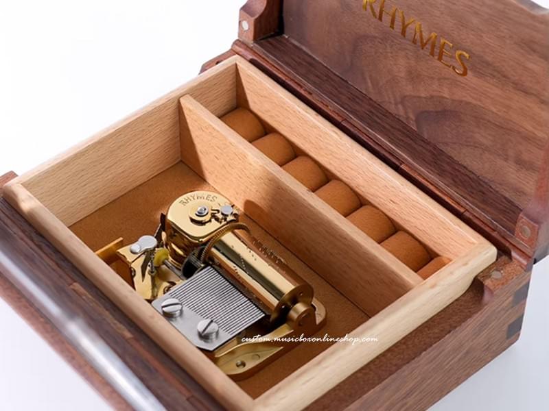 Mortise&tenon Joint Craftsmanship Music Box Custom Made Jewelry Music Box