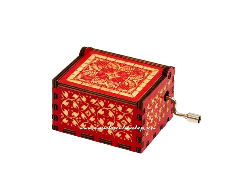 Santa Claus and the Snowman Hand Crank Music Box 