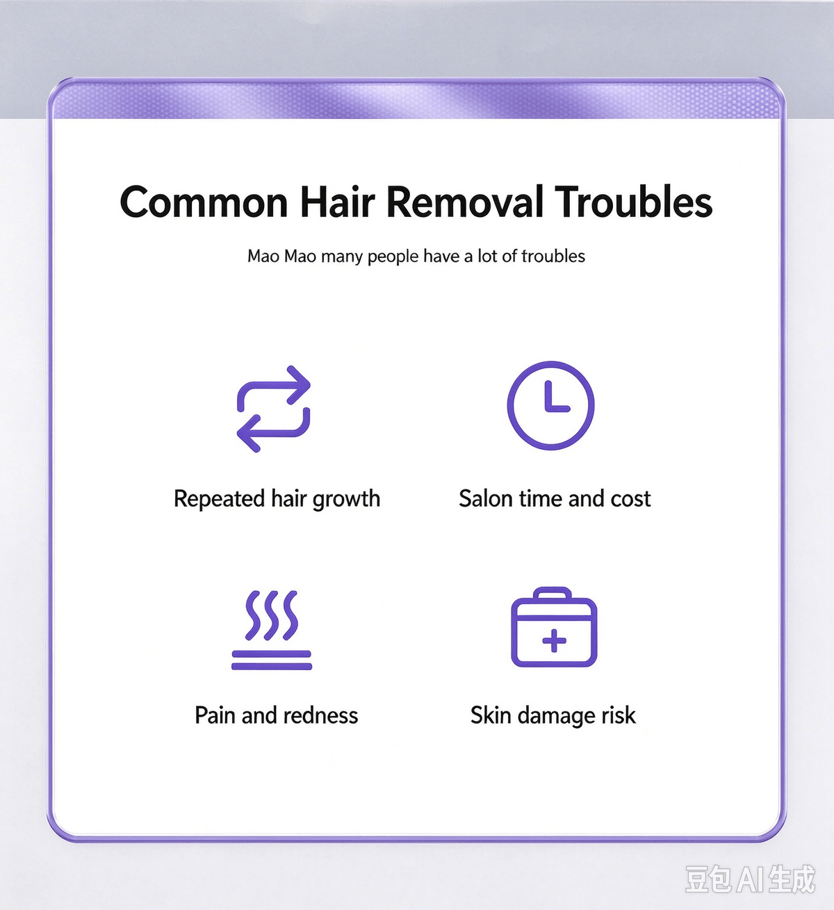 FDA Cleared Ice Cooling IPL Hair Removal Machine, Home Use Permanent Hair Remover for Face & Body