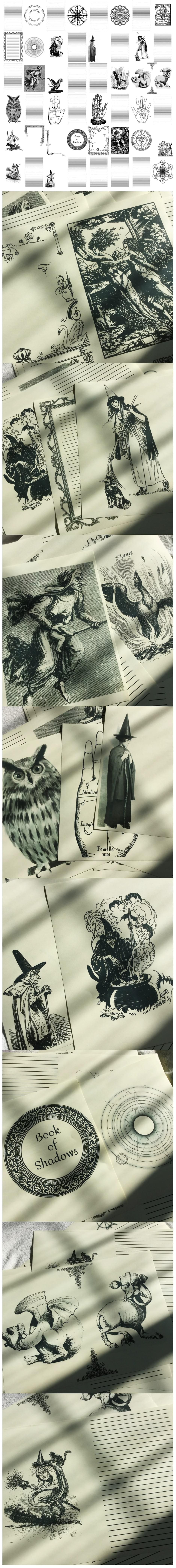 Book of Shadows Spells & Dark Magic Inner Pages (12-45)