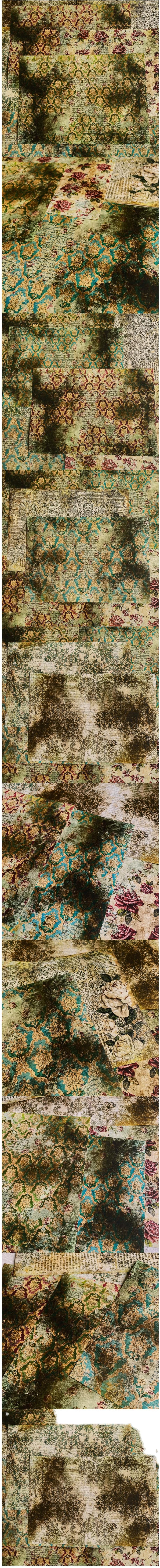 Medieval Moss Greenery & Baroque Textured Patinas (13-27)