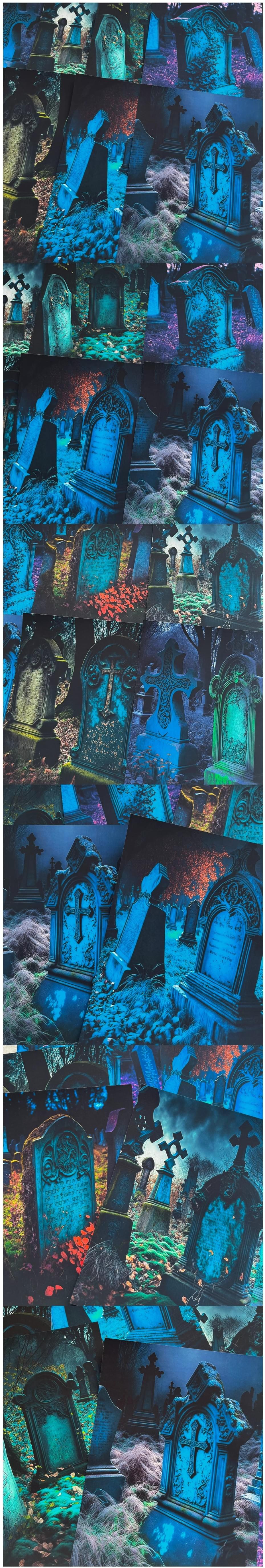 Gothic Graveyard & Haunted Ruins Papers (25-8)