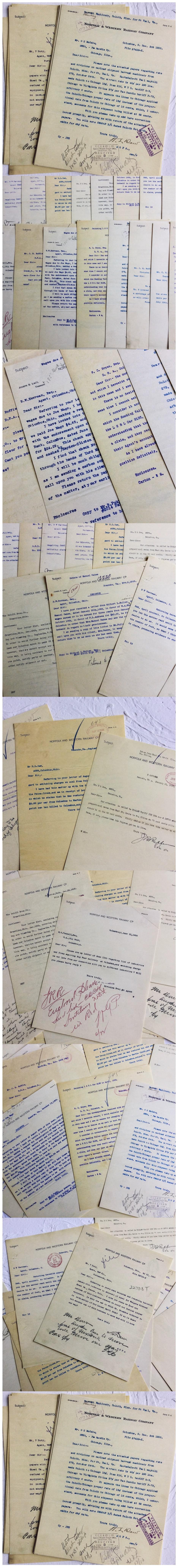 Versatile Western Ledger Statements & Postal Records (5-31)