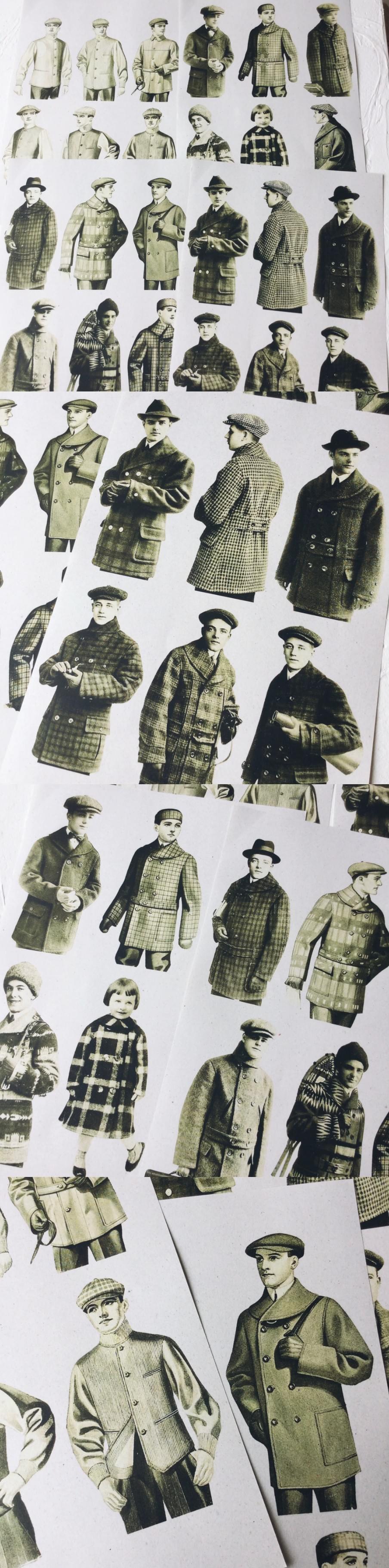 Tim Holtz Style Vintage Heritage Paper Dolls Pack (1-8)