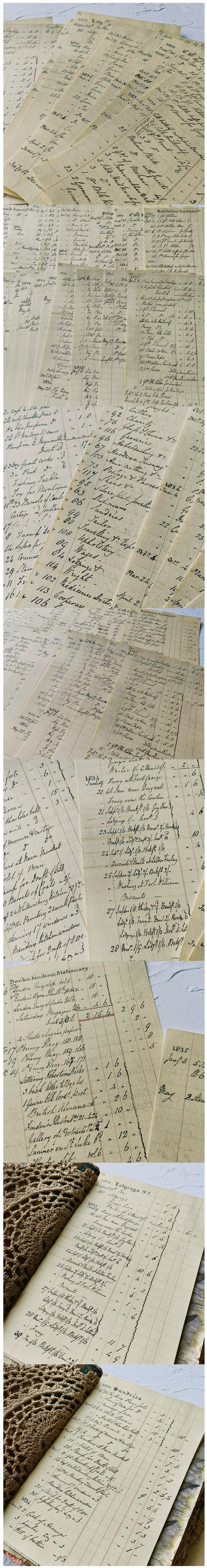 Large Size Aged Correspondence & Ledger Papers (23-20)