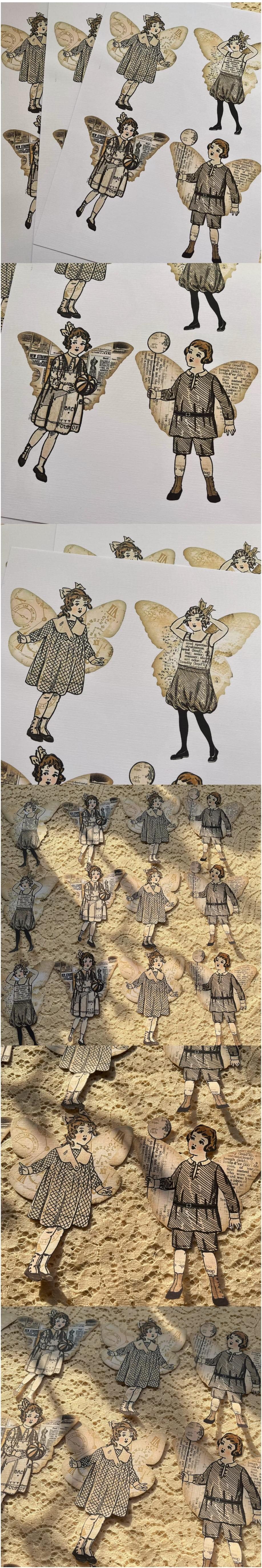Butterfly Fairy Paper Dolls & Cutouts (31-16)