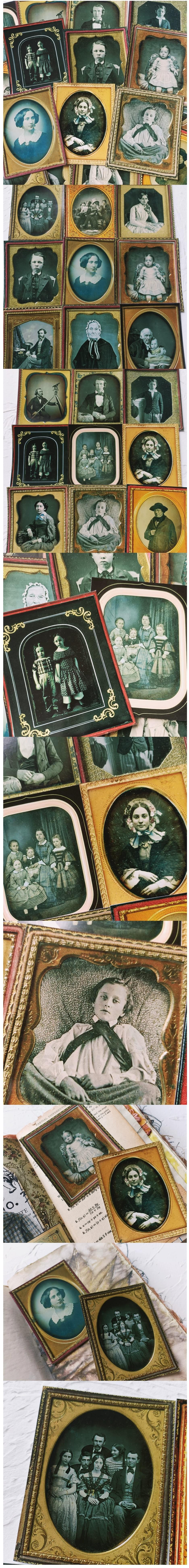 Antique European Portrait Photos & Dark Sepia Prints (13-34)