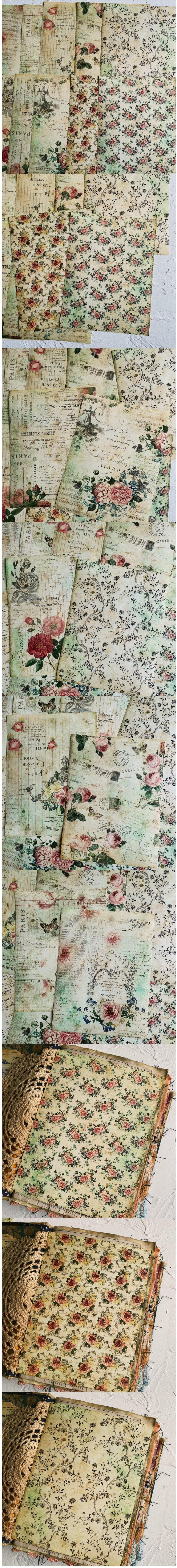 Distressed TN Journal Countryside Flower Bases (24-59)