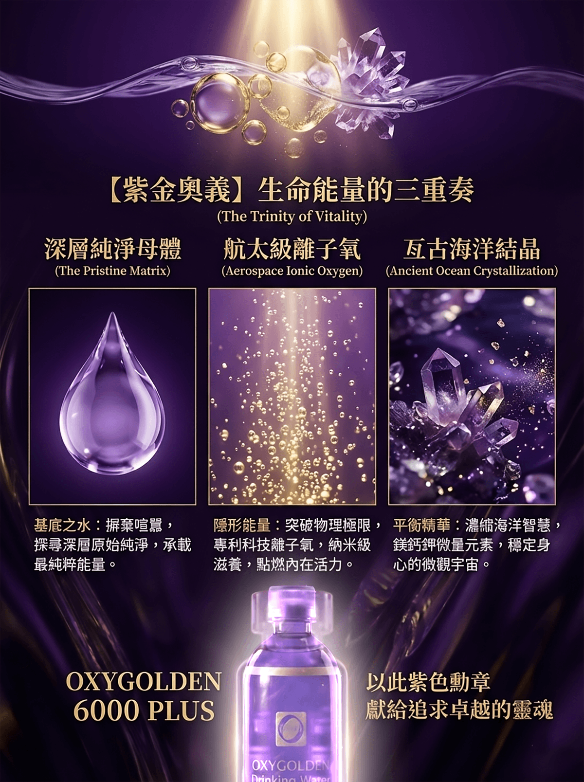 高登氧飲用水6000 Plus/OXYGOLDEN Drinking Water