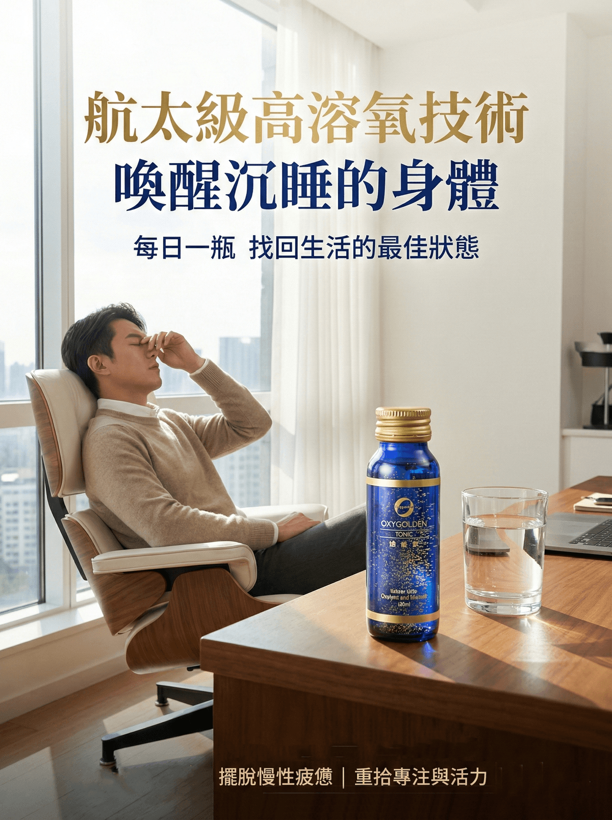 高登氧旭能飲/OXYGOLDEN Energy Drink