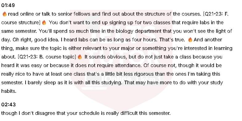 The tutor recommends against taking Human Physiology because it would not be the best: Đề thi IELTS LISTENING (actual test)