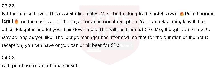 ANNUAL WULLABALLOO CONFERENCE: Đề thi IELTS LISTENING (actual test)