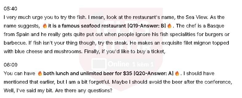 ANNUAL WULLABALLOO CONFERENCE: Đề thi IELTS LISTENING (actual test)