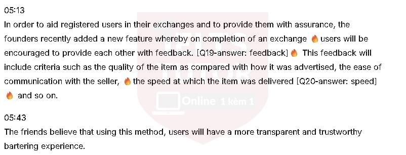 The website is organised by: Đề thi IELTS LISTENING (actual test) 