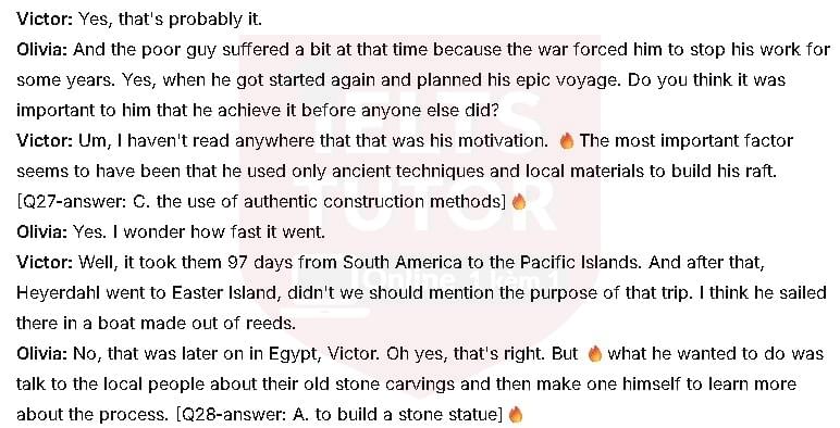 Which TWO hobbies was Thor Heyerdahl very interested in as a youth?: Đề thi IELTS LISTENING (actual test)