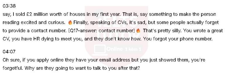 “CV and Interview Skills” Semina: Đề thi IELTS LISTENING