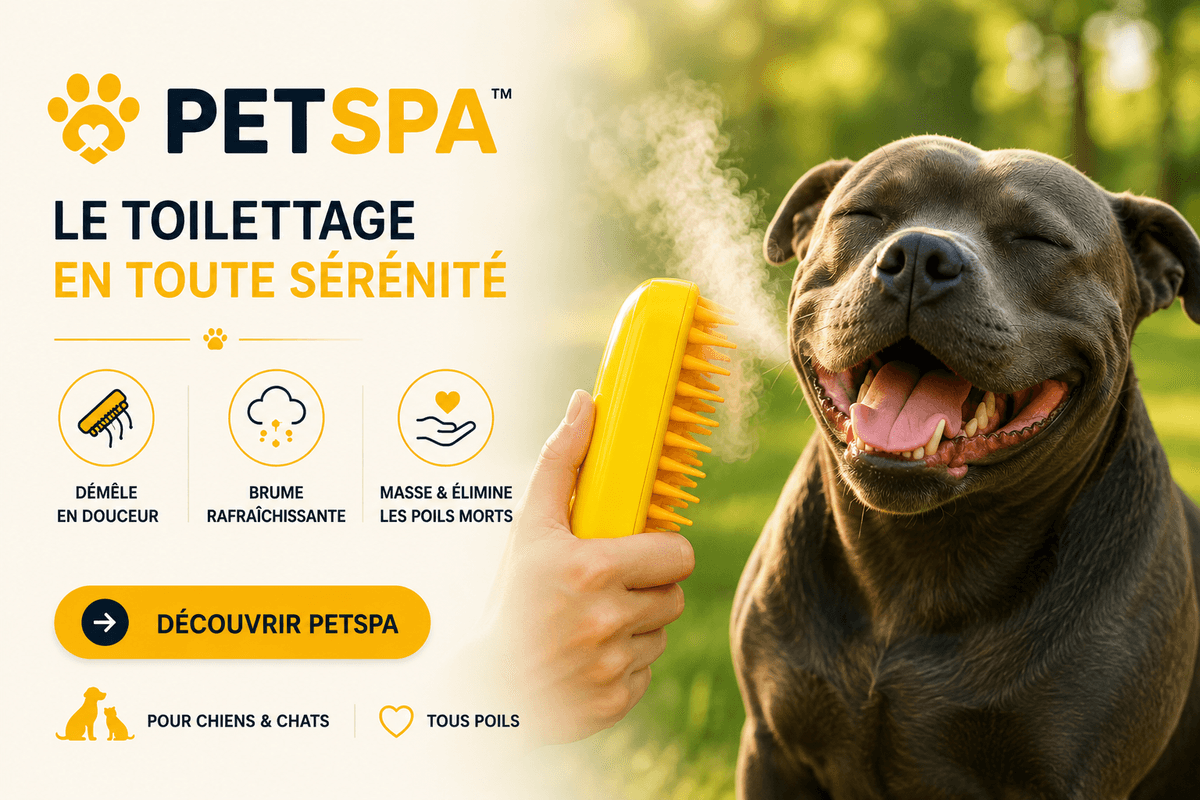 PETSPA brosse de toilettage pour chiens et chats