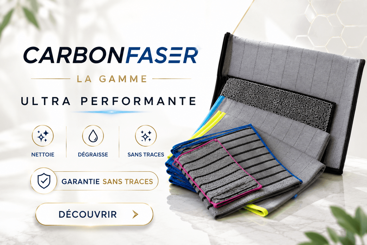 Carbonfaser fibre de nettoyage ultra résistante