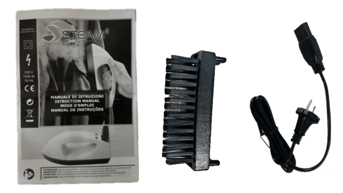 mode emploi et accessoire steam-it