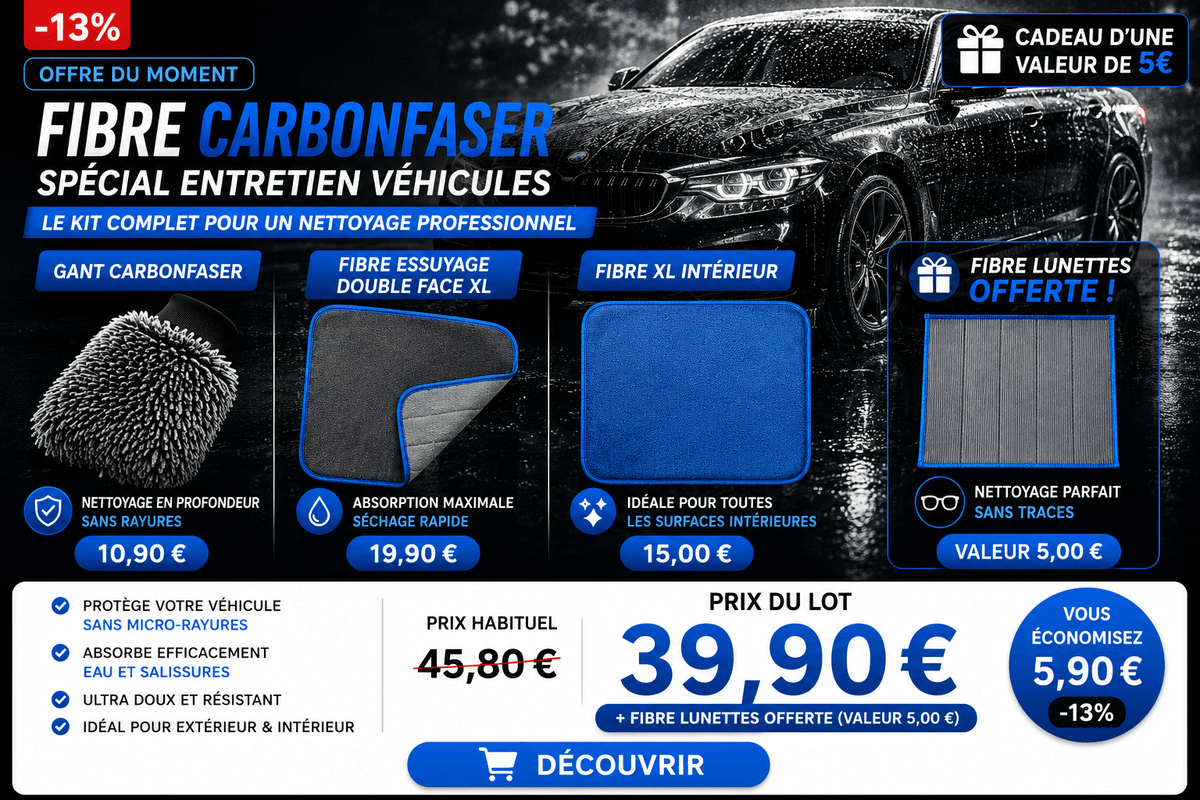 Offre du moment Kit Carbonfaser automobile