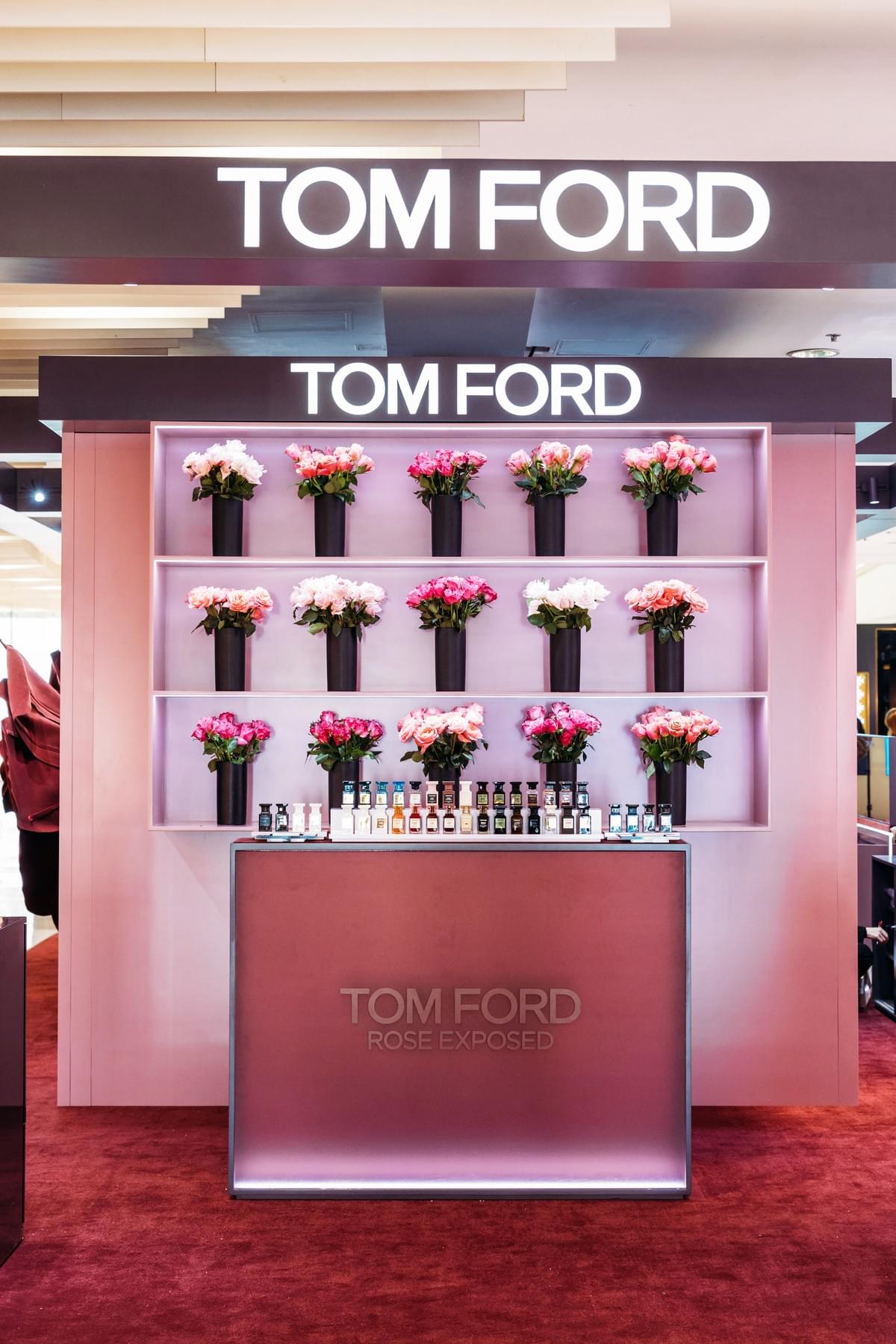 Tom Ford Rose Exposed Pop Up Store