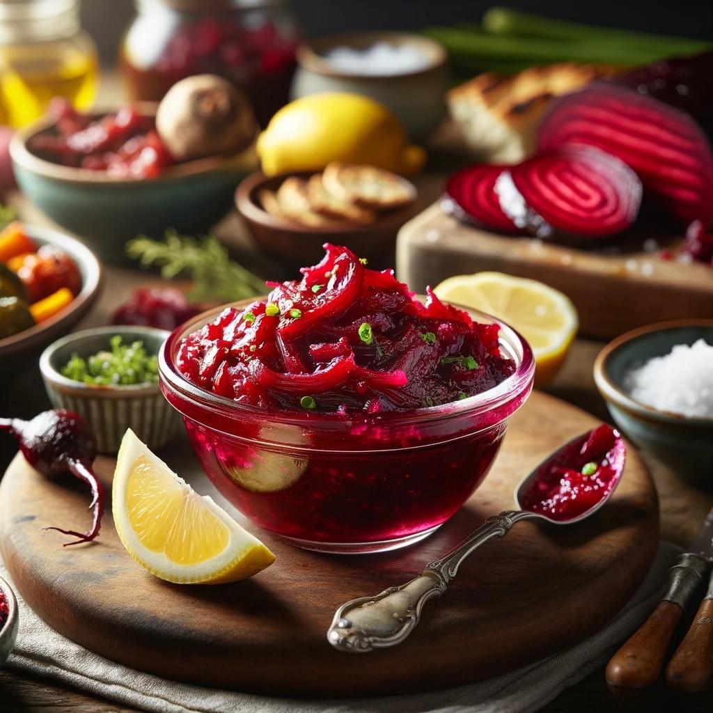 Tangy Twist: Eine köstliche eingelegte Rote Bete - REZE...
