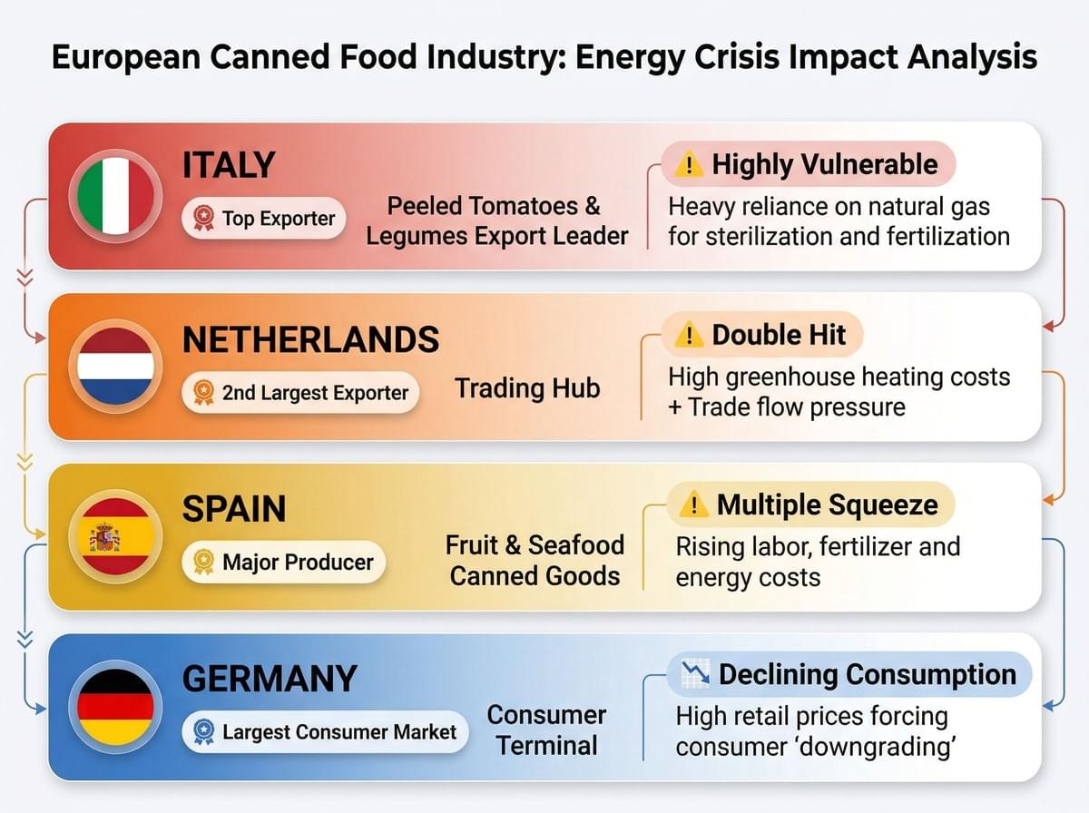 How the 2026 Qatar Energy Crisis is Reshaping the European Canned Food Industry