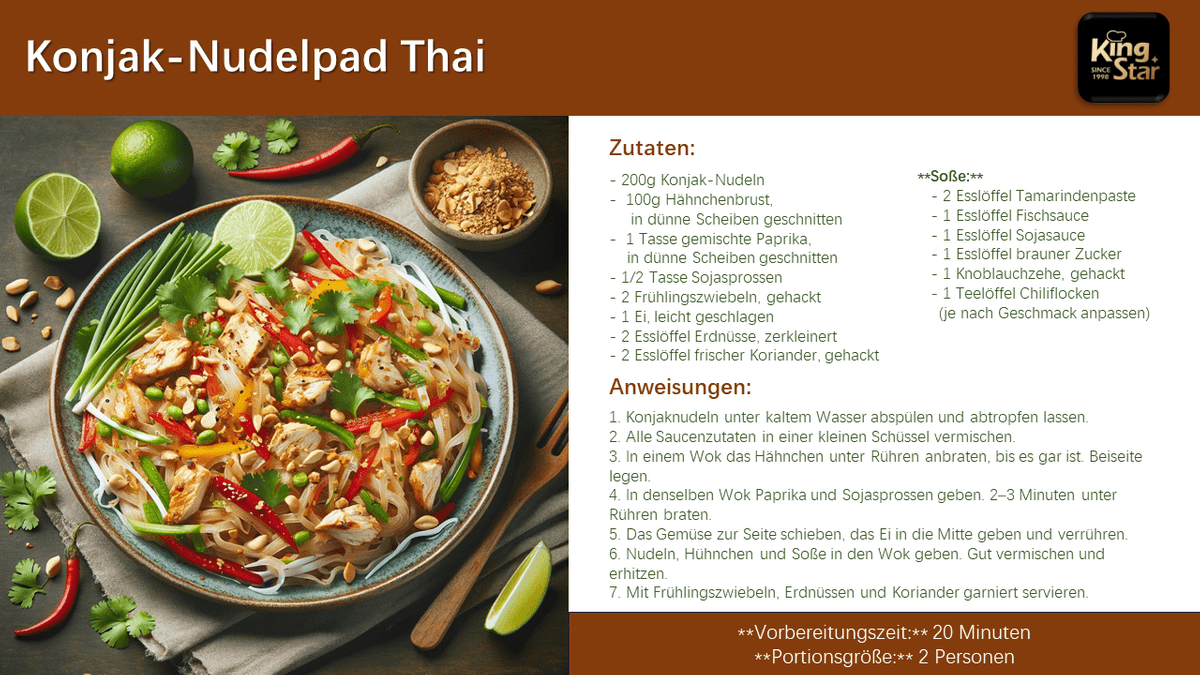 Konjak-Nudelpad Thai