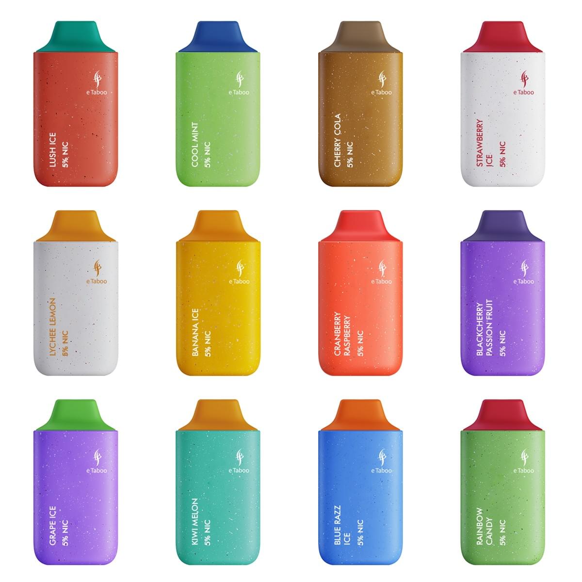 eTaboo disposable vapes, OEM/ODM is available. High quality.