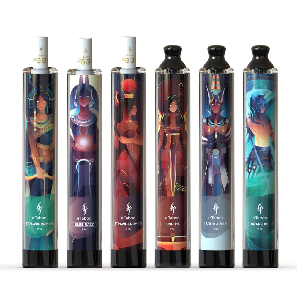 Glow vape. eTaboo Sarah disposable vapes, OEM/ODM is available. High quality.