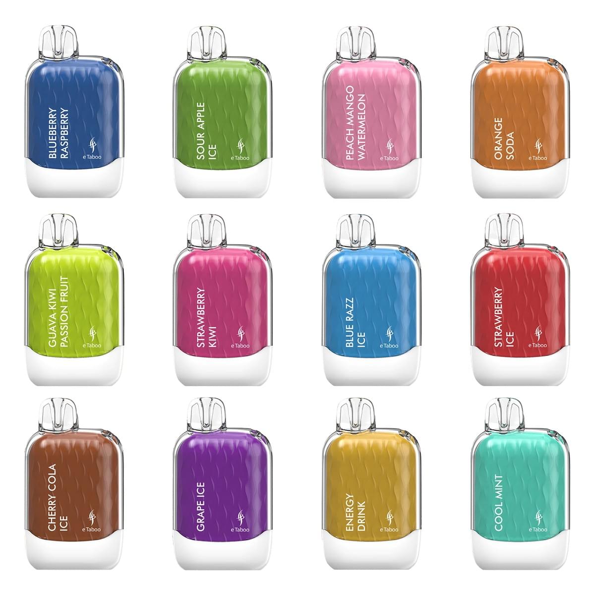 eTaboo disposable vapes, OEM/ODM is available. High quality.