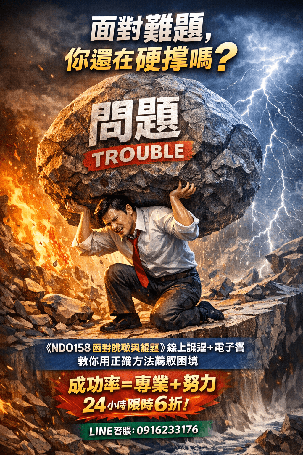 [限時優惠]線上課程《NDO158面對挑戰與難題》 我們依然奮勇向前(附贈電子書)