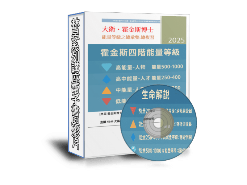  限時優惠EB-N169線上課程《生命能量》大衛・霍金斯博士能量等級彙整五 總複習(附贈電子書)
