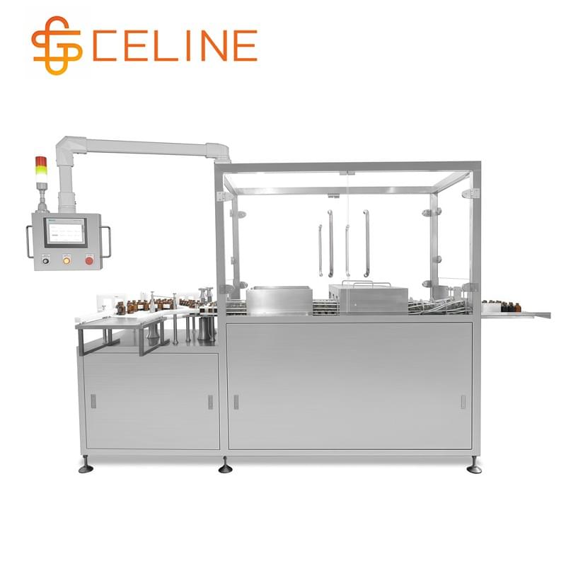 Vial Powder Liquid Filling Pluging Capping Machine