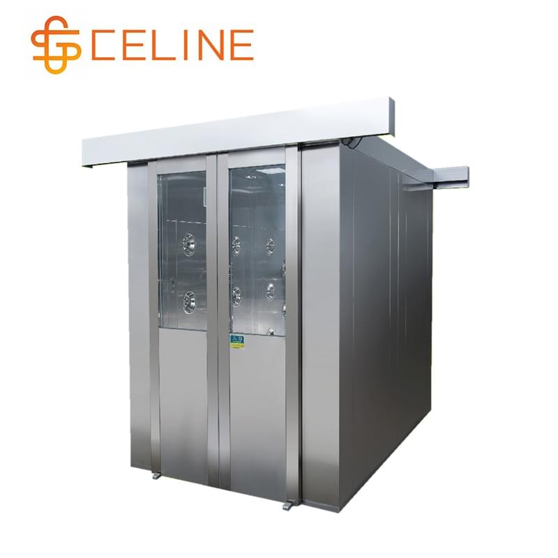 Whole Stainless Steel  Customized Double Person Double Blow Air Shower