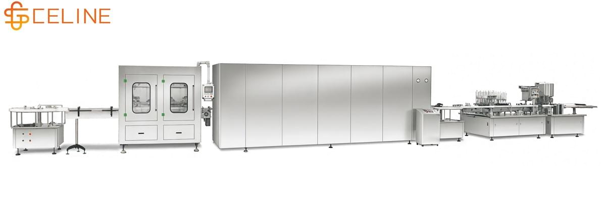 Automatic oral liquid filling production line