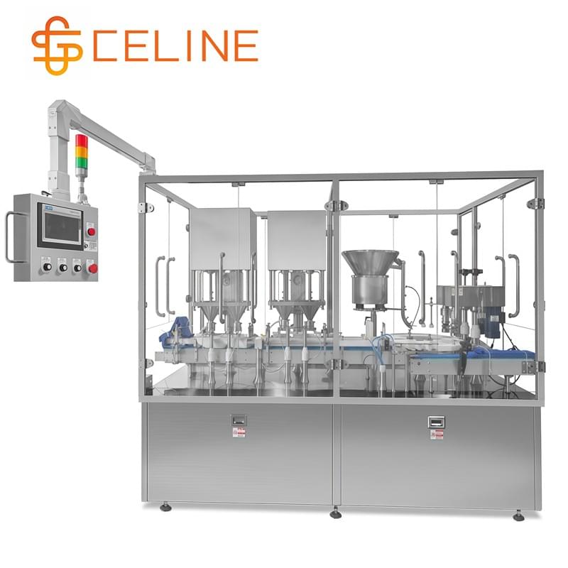 Eye drops bottle filling plugging capping machine