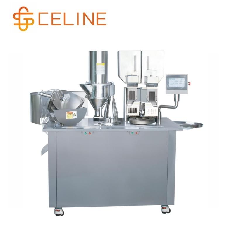 Double Heads Semi Automatic Capsule Filling Machine
