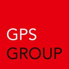 Red square GPS in white Group in black logo for GPS Group
