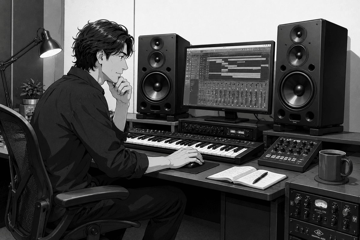 音楽制作作業